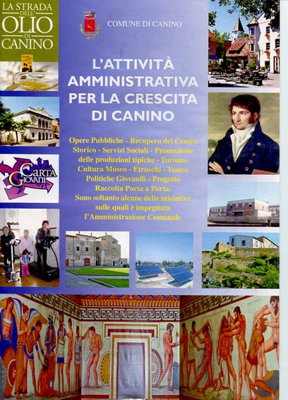 La copertina dell'opuscolo