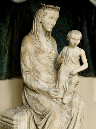 Particolare della scultura