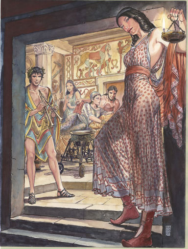 Disegno di Milo Manara