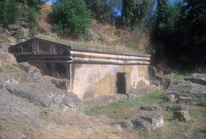 La tomba del Dado di Tuscania