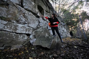 Un tratto delle mura etrusche di Roselle