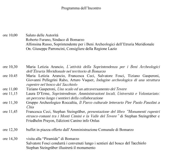 Clicca per vedere il programma
