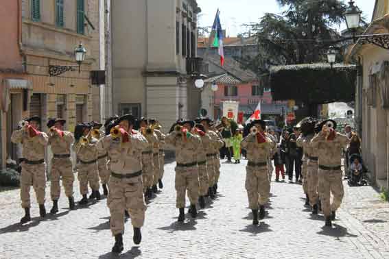 La fanfara dei Bersaglieri di Torre Alfina a Canino