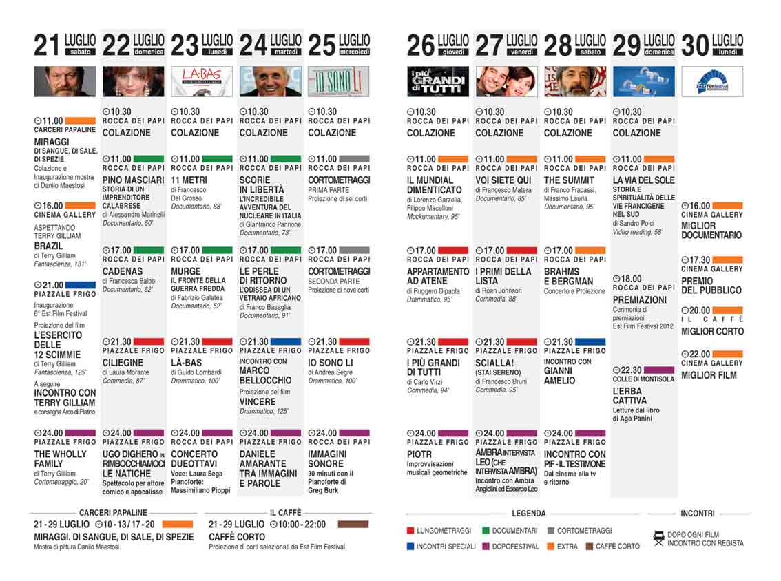 Clicca per vedere il programma