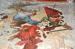 Dettaglio della  battaglia di Ponte Milvio