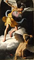San Michele Arcangelo e il diavolo di Orazio Gentileschi. Chiesa parrocchiale del S.S. Salvatore di Farnese