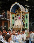 La Minimacchina riproduce in scala quella originale portata in processione la domenica successiva