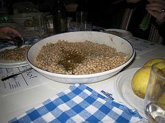 Un piatto tipico del Pranzo, i fagioli del Purgatorio