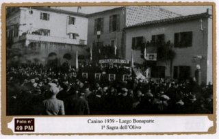 La prima edizione della Sagra dell'olivo. 1939 Largo Bonaparte
