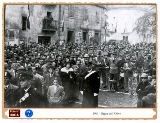 La sagra dell'olivo del 1961, piazza De Andreis