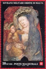 Effigie della Madonna della Quercia. Santuario della Madonna della Quercia, Viterbo - 11 dicembre 1995