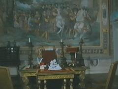 La scrivania del Cardinale Spinosi � nella sala dei Fasti Farnesiani a Caprarola