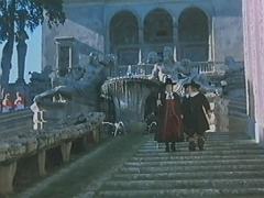 La scala della fontana della catena nei giardini del palazzo di Caprarola