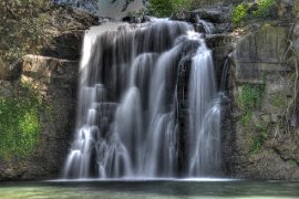 La cascata del Salabrone a Farnese