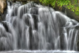 La cascata del Caschetto a Farnese