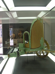 La biga di Castro esposta al museo archeologico di Viterbo