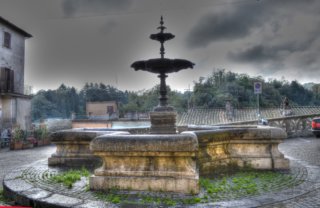 La fontana della piazza
