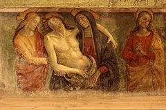 Deposizione attribuita al Pastura, chiesa di San Francesco