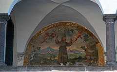 Lunetta di S. Antonio da Padova, chiostro esterno