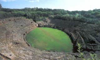 Veduta d'insieme dell'anfiteatro