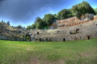 Particolare dell'anfiteatro