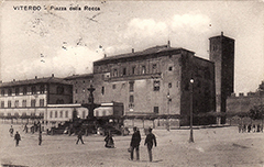 La rocca Albornoz nei primi anni del '900