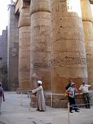 Le gigantesche colonne della Sala Ipostila