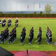 La cerimonia � terminata, gli allievi si avviano all'uscita