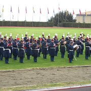 La banda musicale dell'esercito ha accompagnato ogni momento della manifestazione