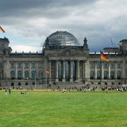 Il maestoso edificio del Reichstag, sede del parlamento tedesco
