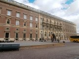 L'imponente facciata del Palazzo Reale di Stoccolma
