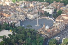 Veduta da sopra Piazzale Flaminio