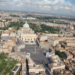 Veduta da sopra Piazzale Flaminio