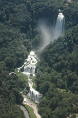 Visione d'insieme delle cascate